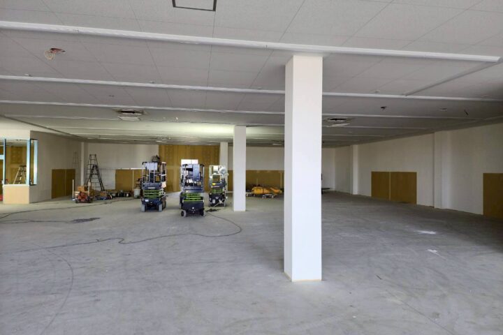 神奈川県厚木市 スーパー様 新築・軽天ボード仕上げ工事